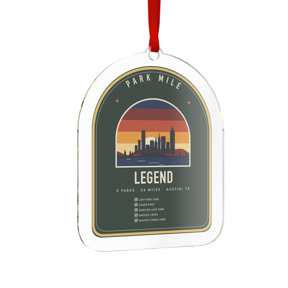 Park Mile Austin Legend Medal