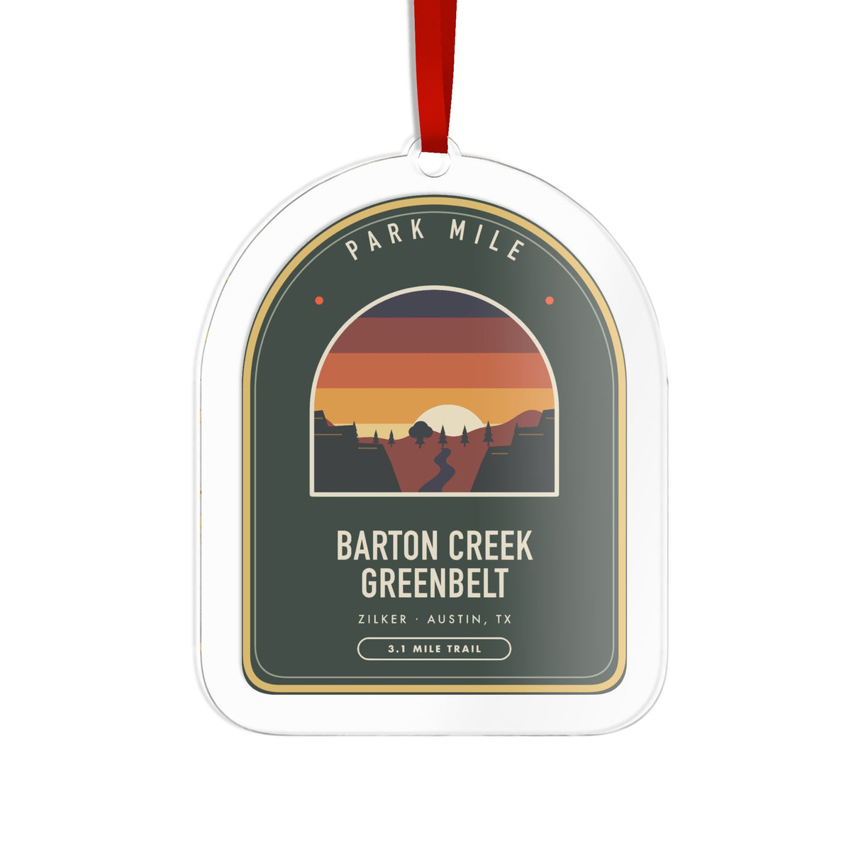 Barton Creek Greenbelt Finisher Medal