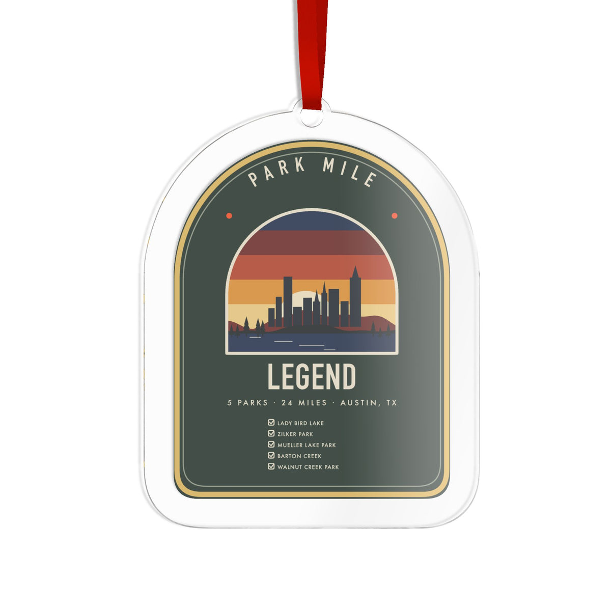 Park Mile Austin Legend Medal