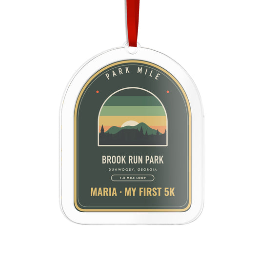 Brook Run Park Personalized Medal