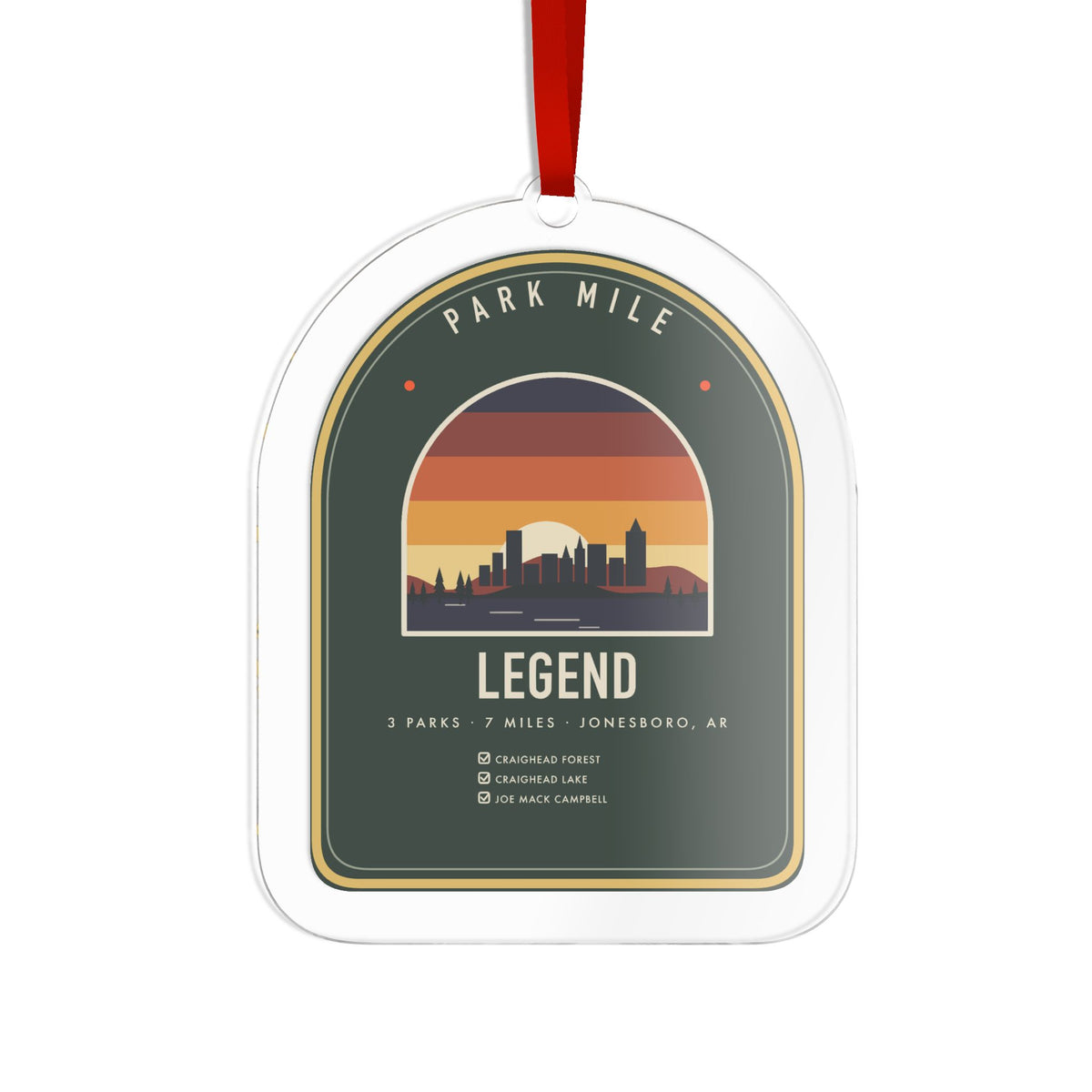 Custom Cut Acrylic Ornament