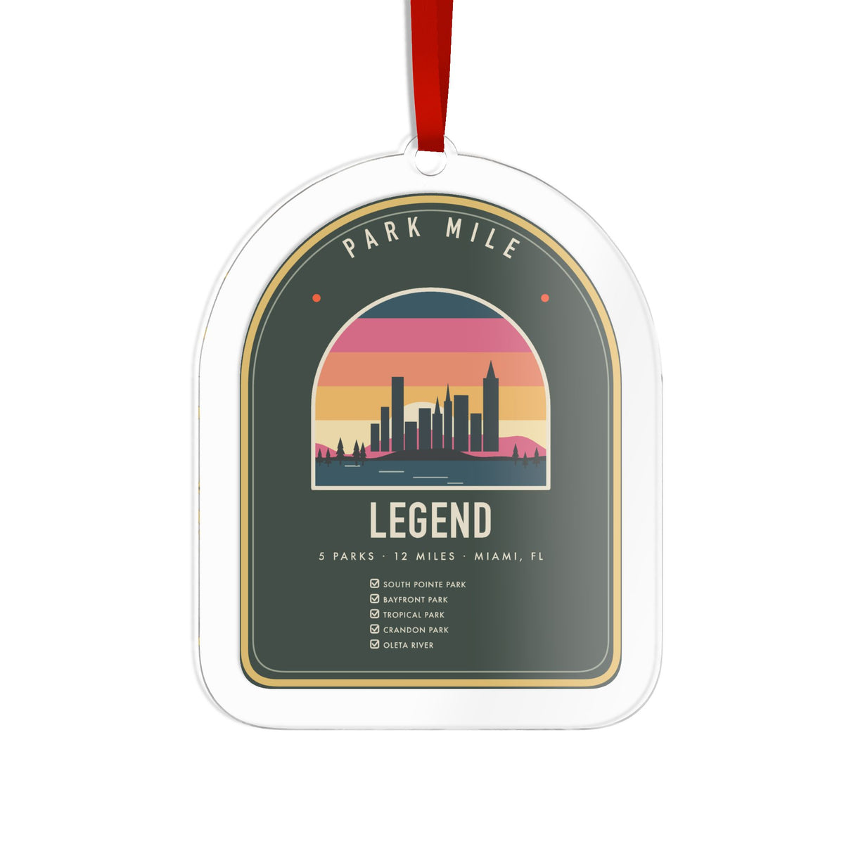 Custom Cut Acrylic Ornament