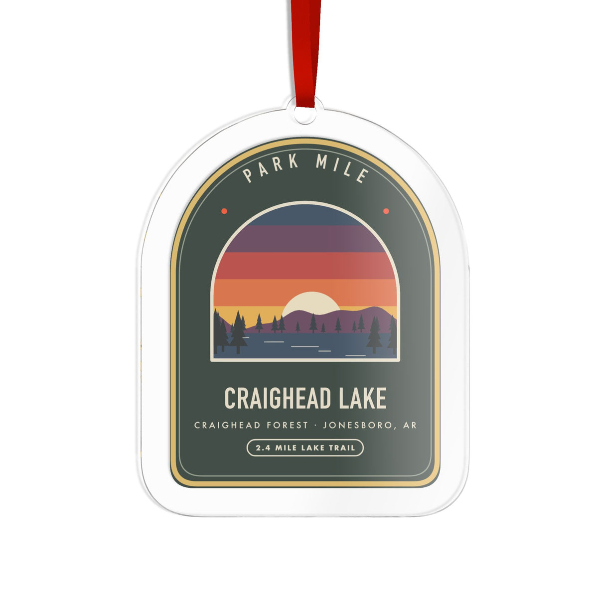 Custom Cut Acrylic Ornament