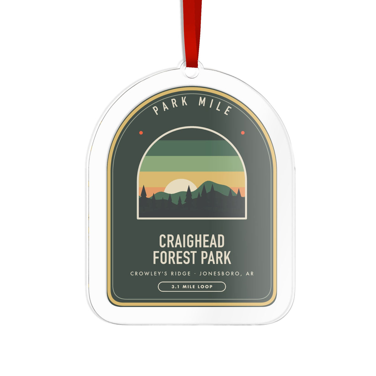 Custom Cut Acrylic Ornament