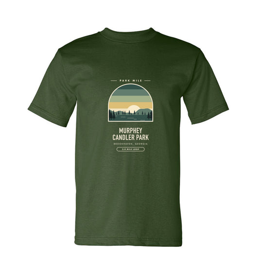 Murphey Candler Park Finisher Tee in Army – front
