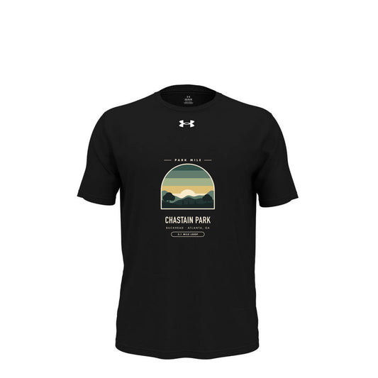 Chastain Park Finisher Tech Tee in Black – front
