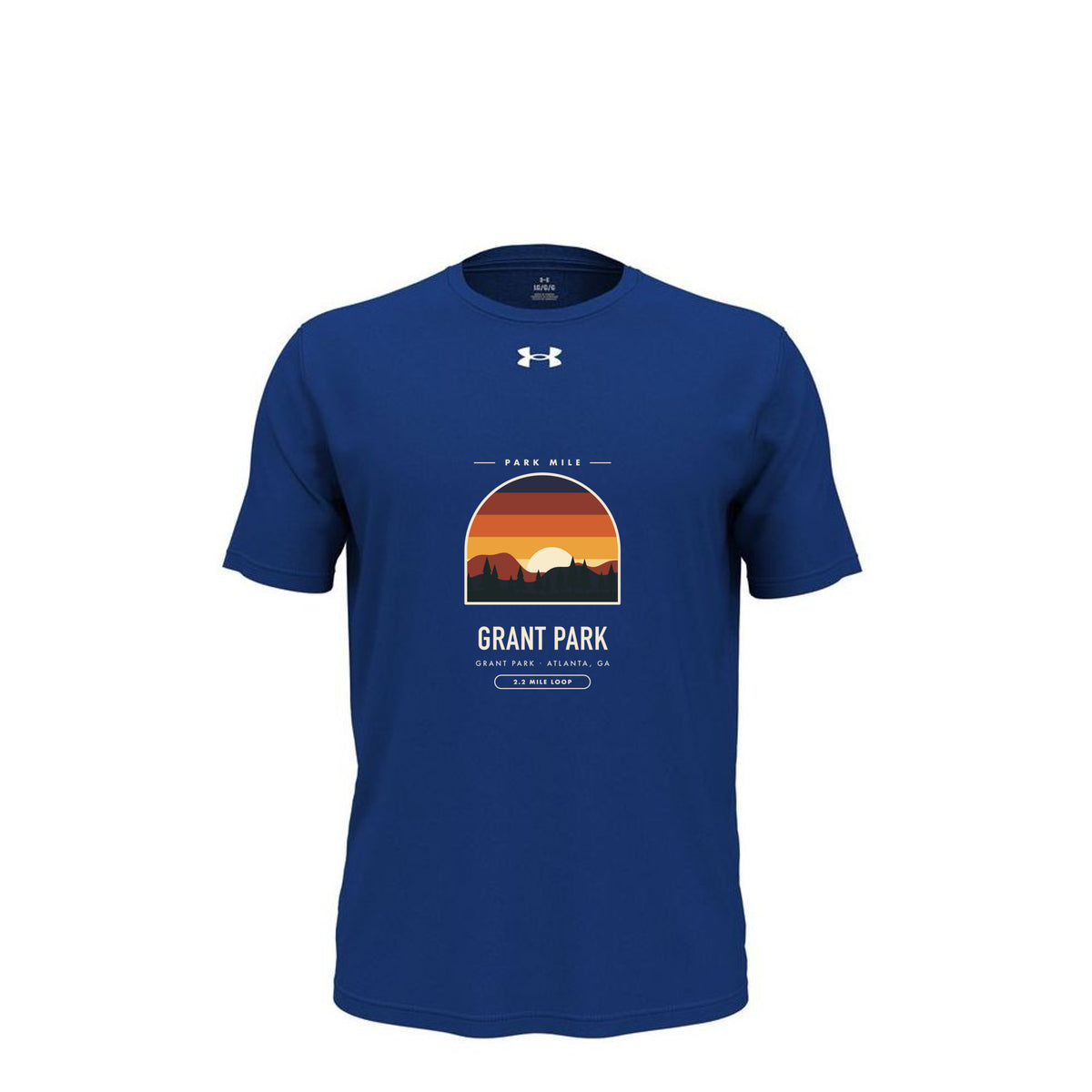 Grant Park Finisher Tech Tee in Royal – front