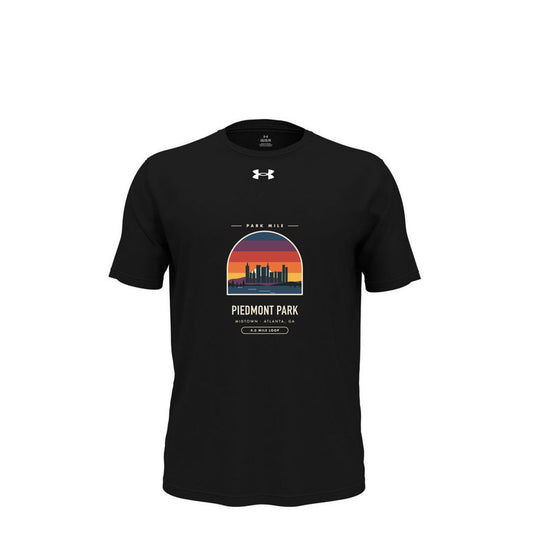 Piedmont Park Finisher Tech Tee in Black – front