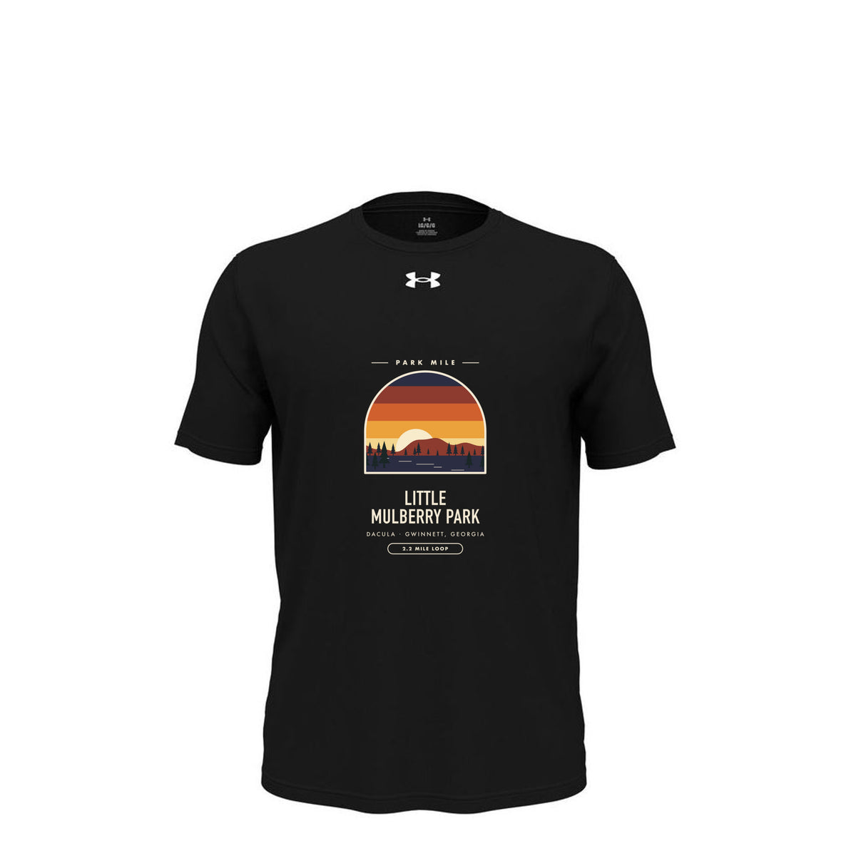 Little Mulberry Park Finisher Tech Tee in Black – front
