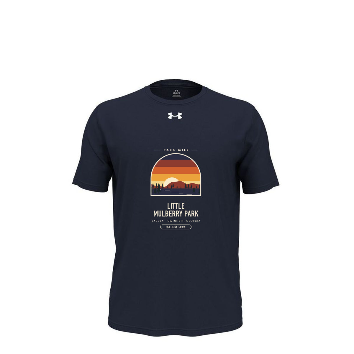 Little Mulberry Park Finisher Tech Tee in Midnight Navy – front