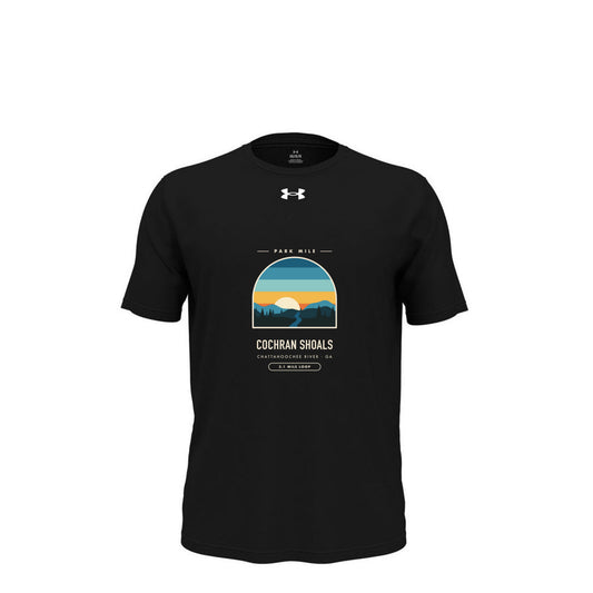 Cochran Shoals Finisher Tech Tee in Black – front