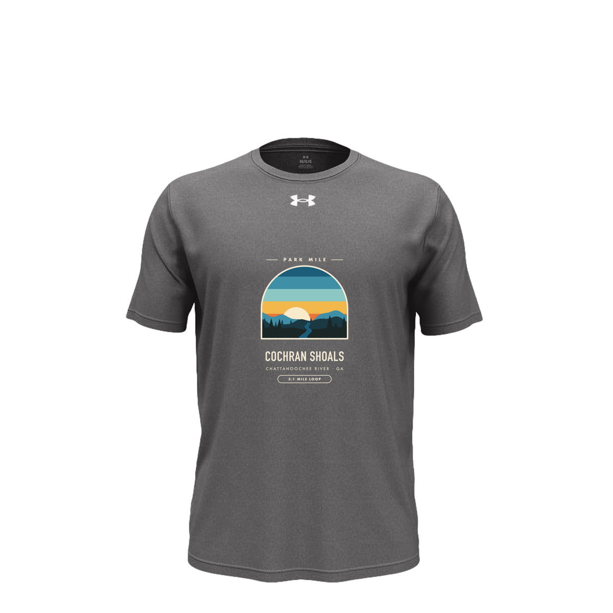 Cochran Shoals Finisher Tech Tee in Castlerock – front