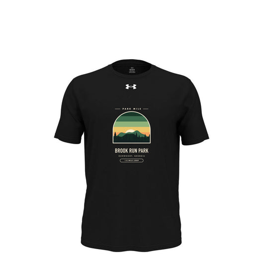 Brook Run Park Finisher Tech Tee in Black – front