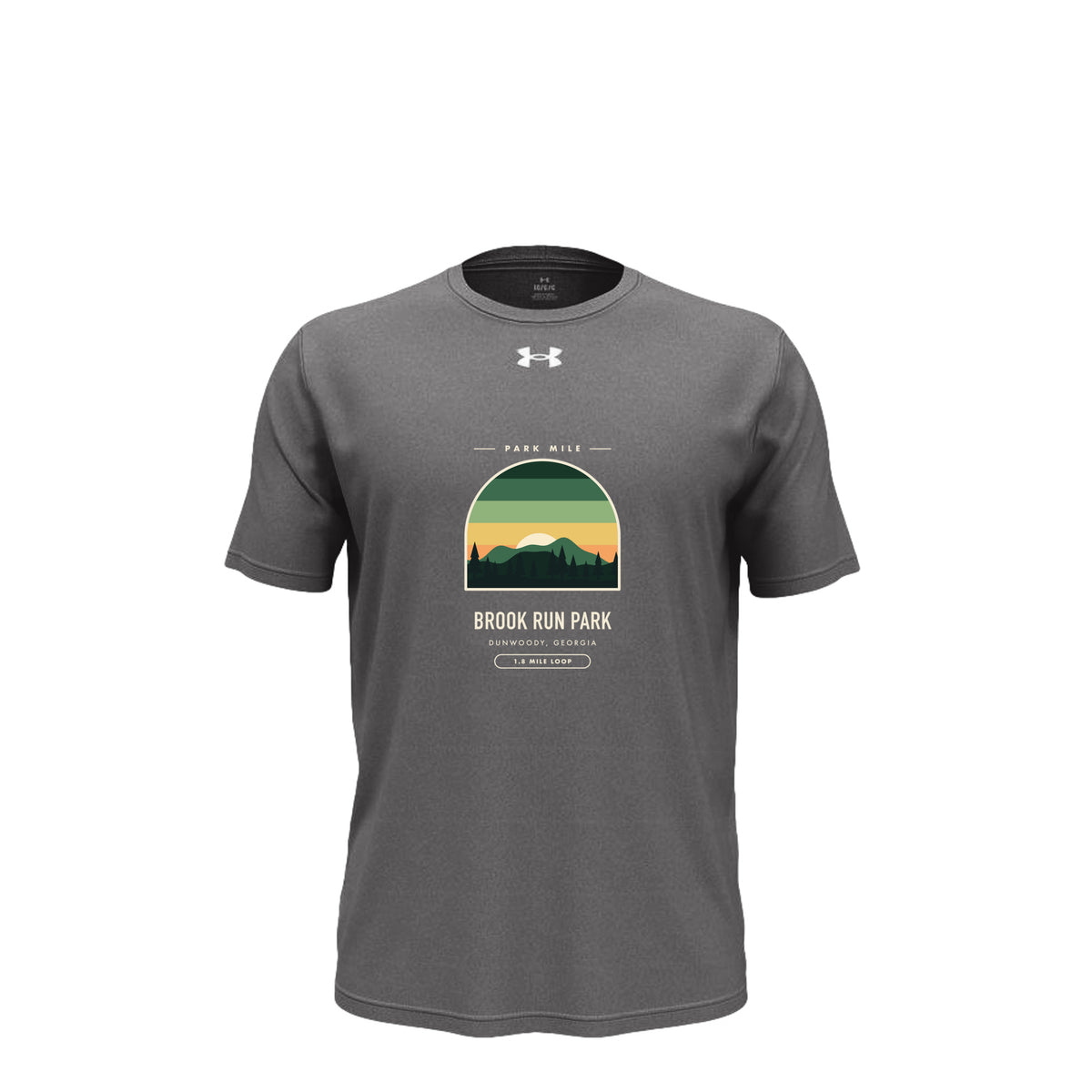 Brook Run Park Finisher Tech Tee in Castlerock – front