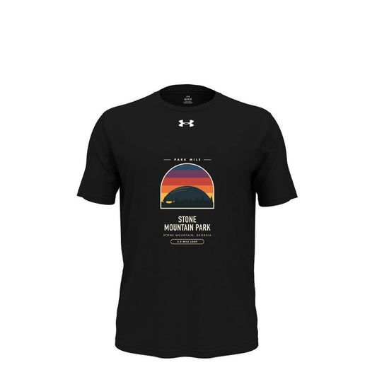 Stone Mountain Park Finisher Tech Tee in Black – front