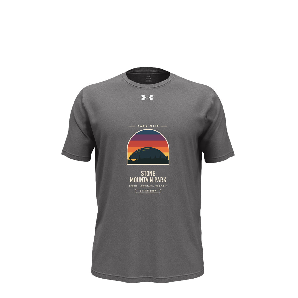 Stone Mountain Park Finisher Tech Tee in Castlerock – front