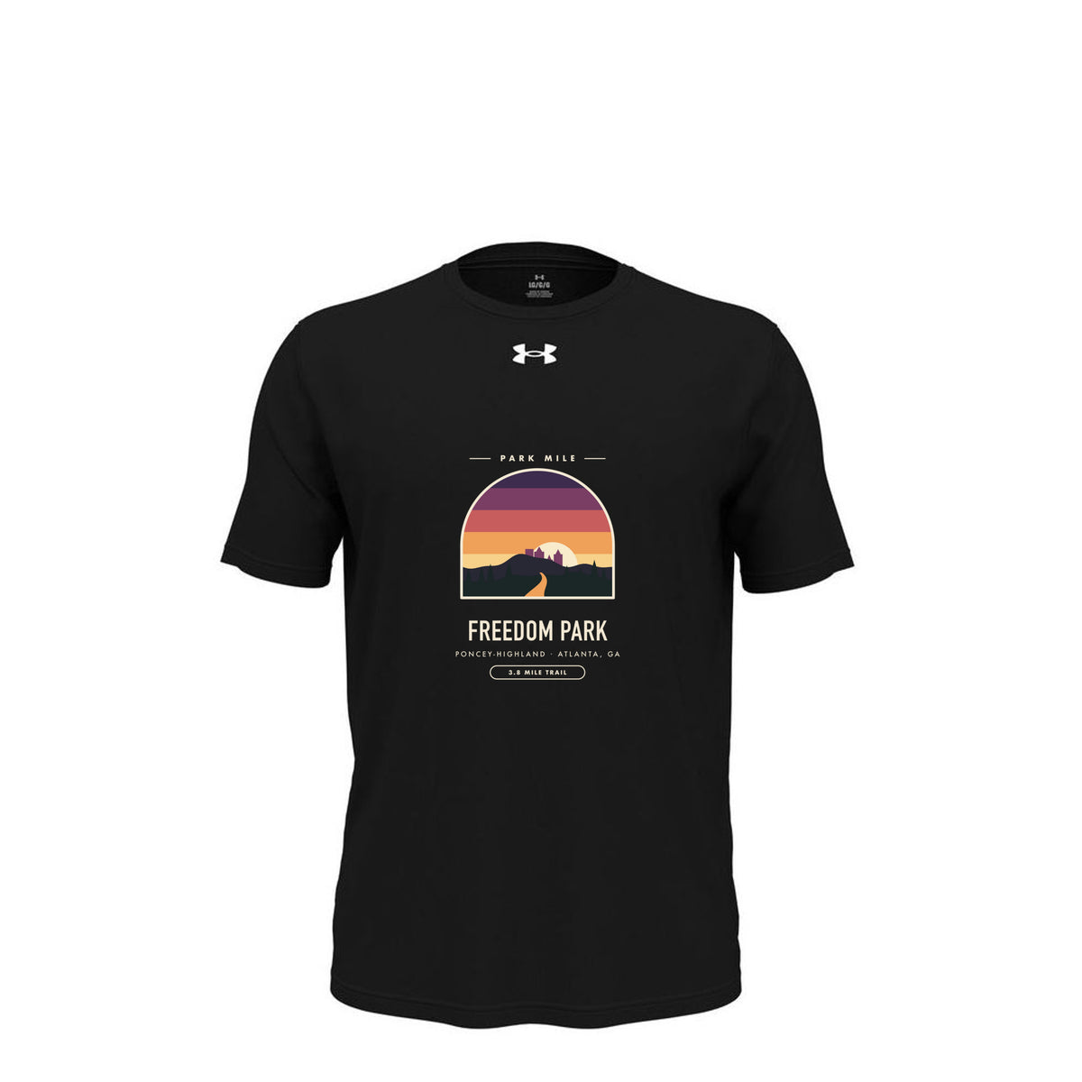 Freedom Park Finisher Tech Tee in Black – front