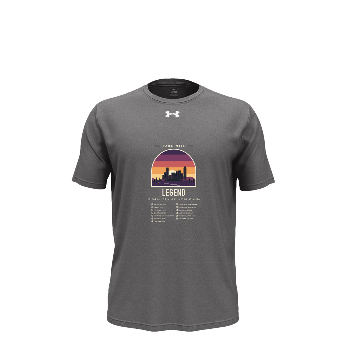 Park Mile Legend Tech Tee in Castlerock – front