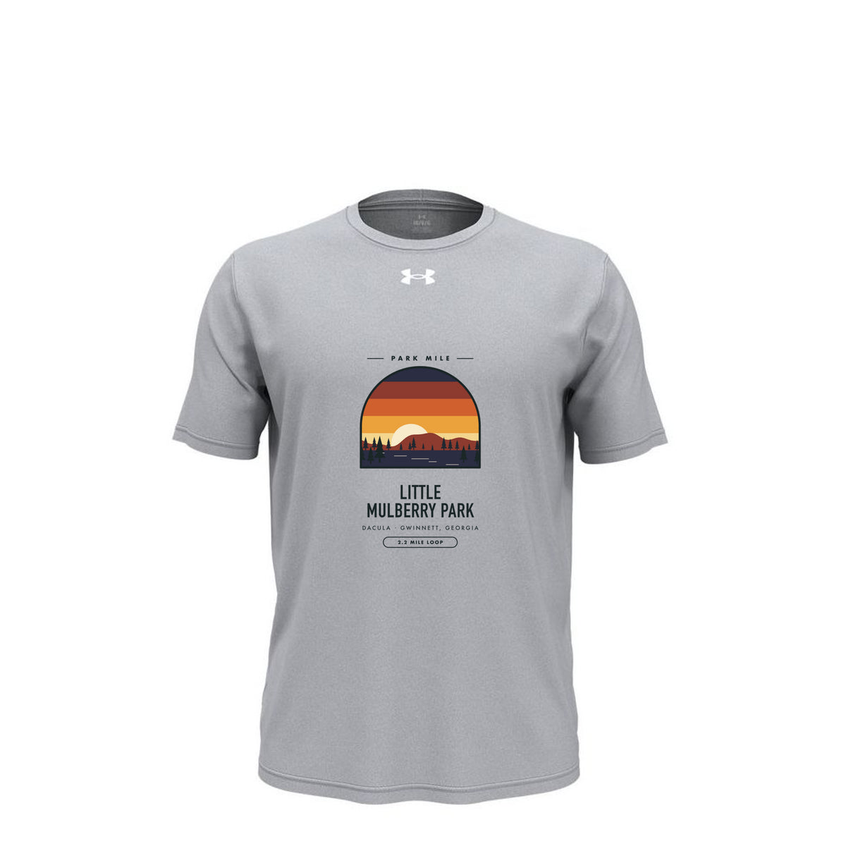 Little Mulberry Park Finisher Tech Tee (Light) in Mod Grey Light Heather – front