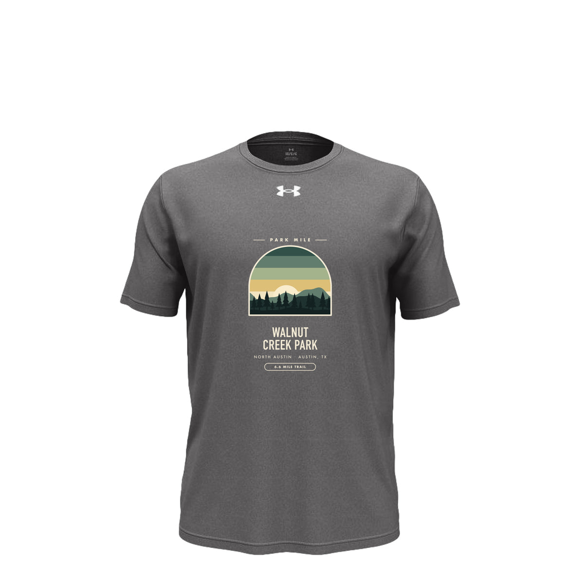 Walnut Creek Park Finisher Tech Tee in Castlerock – front