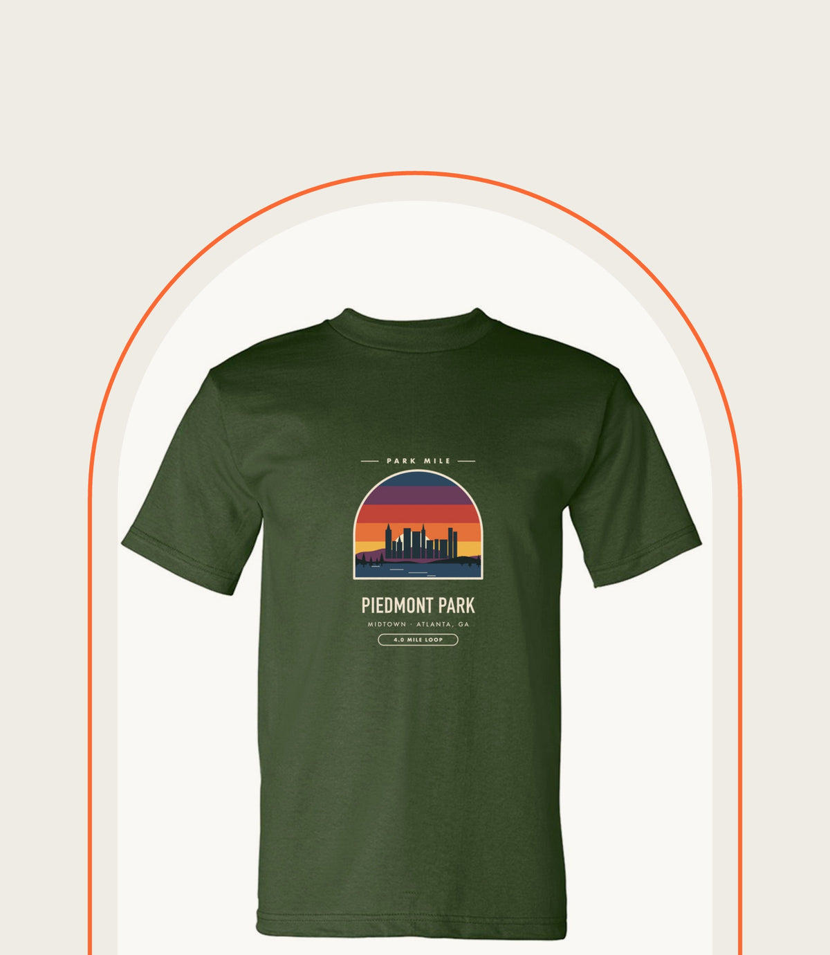 Park Mile finisher tee