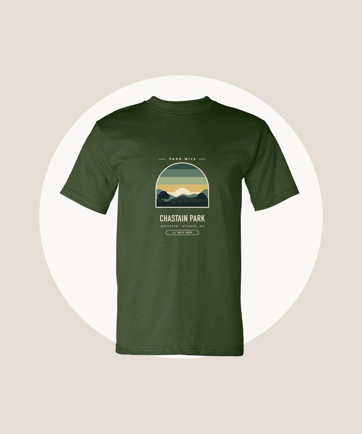 Park Mile finisher tee