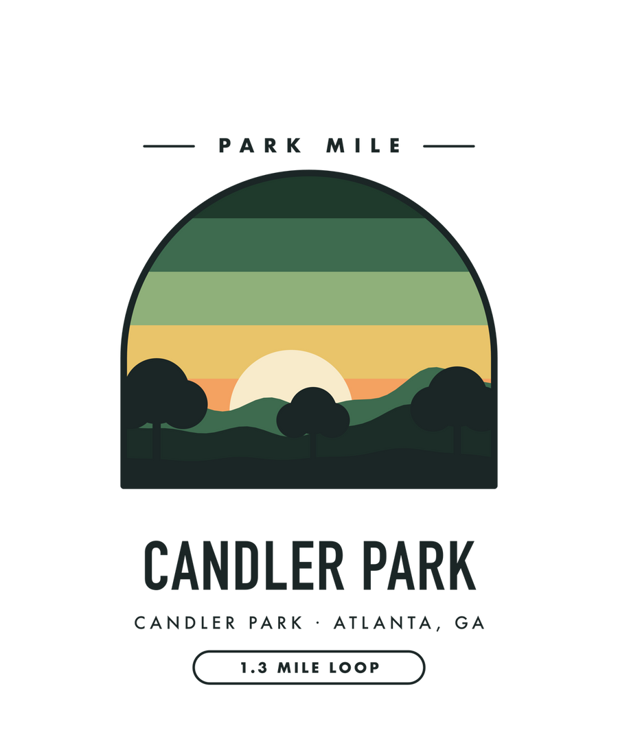 Candler Park Park Mile medal