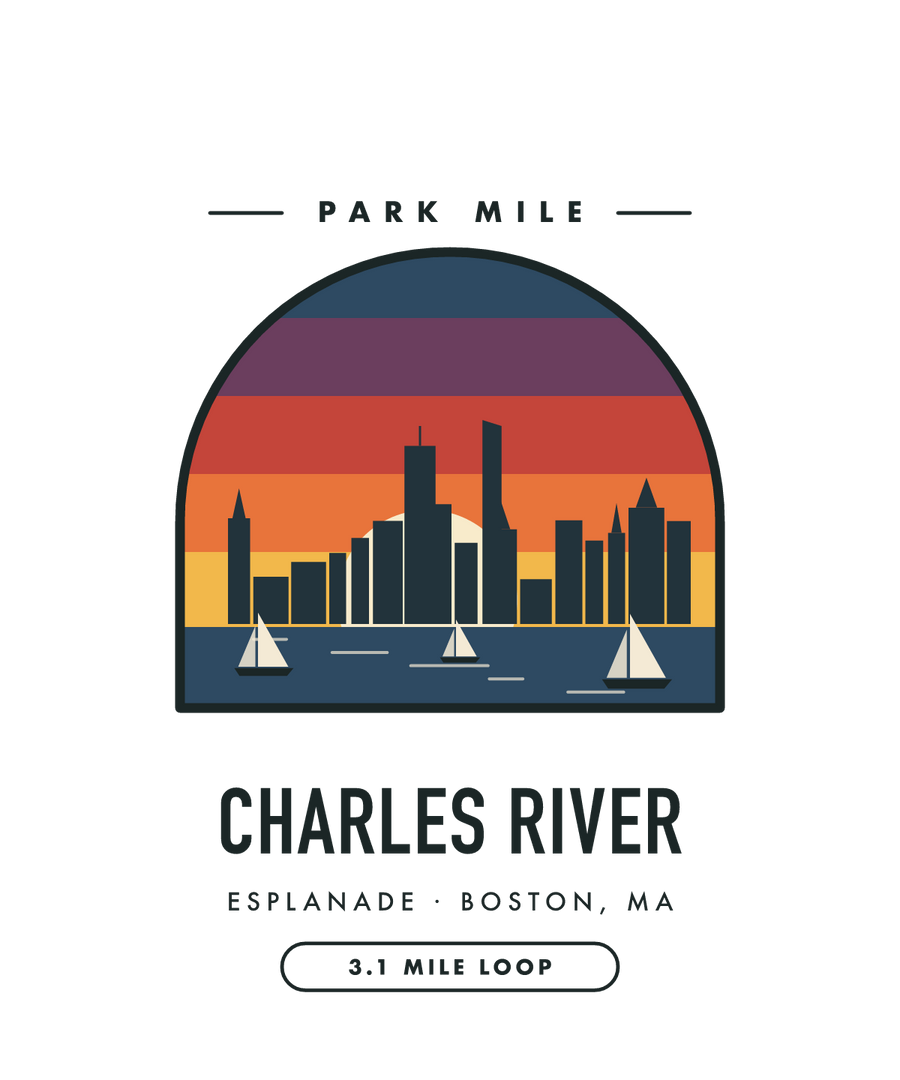 Charles River Esplanade Park Mile medal