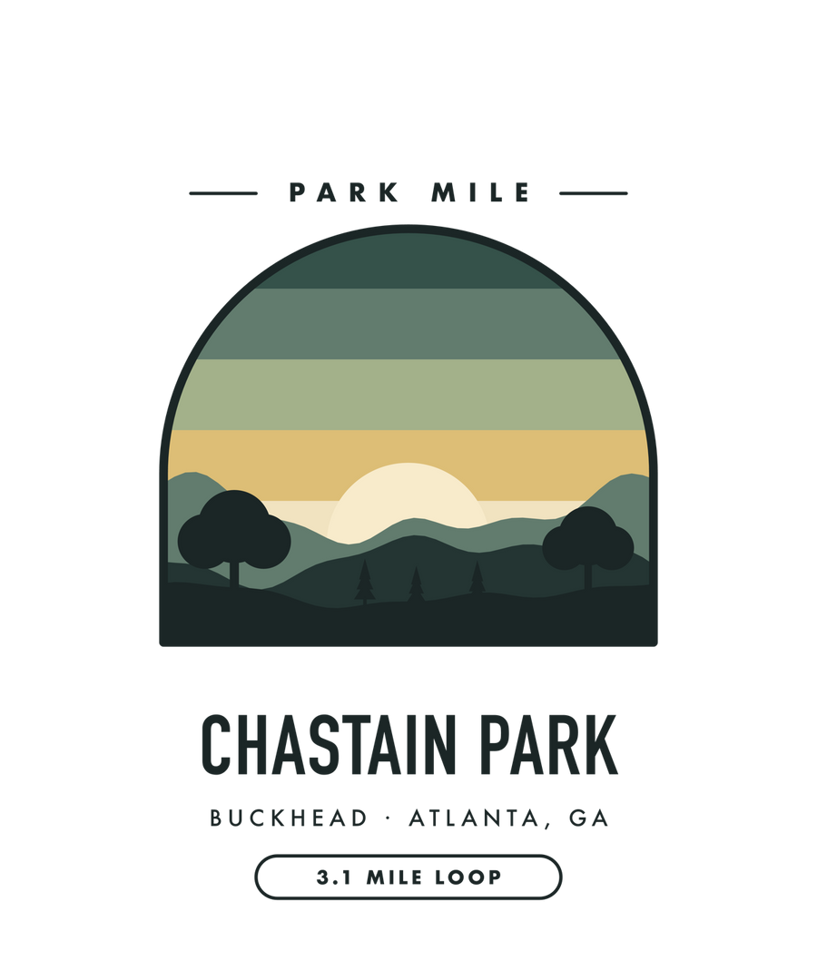 Chastain Park Park Mile medal