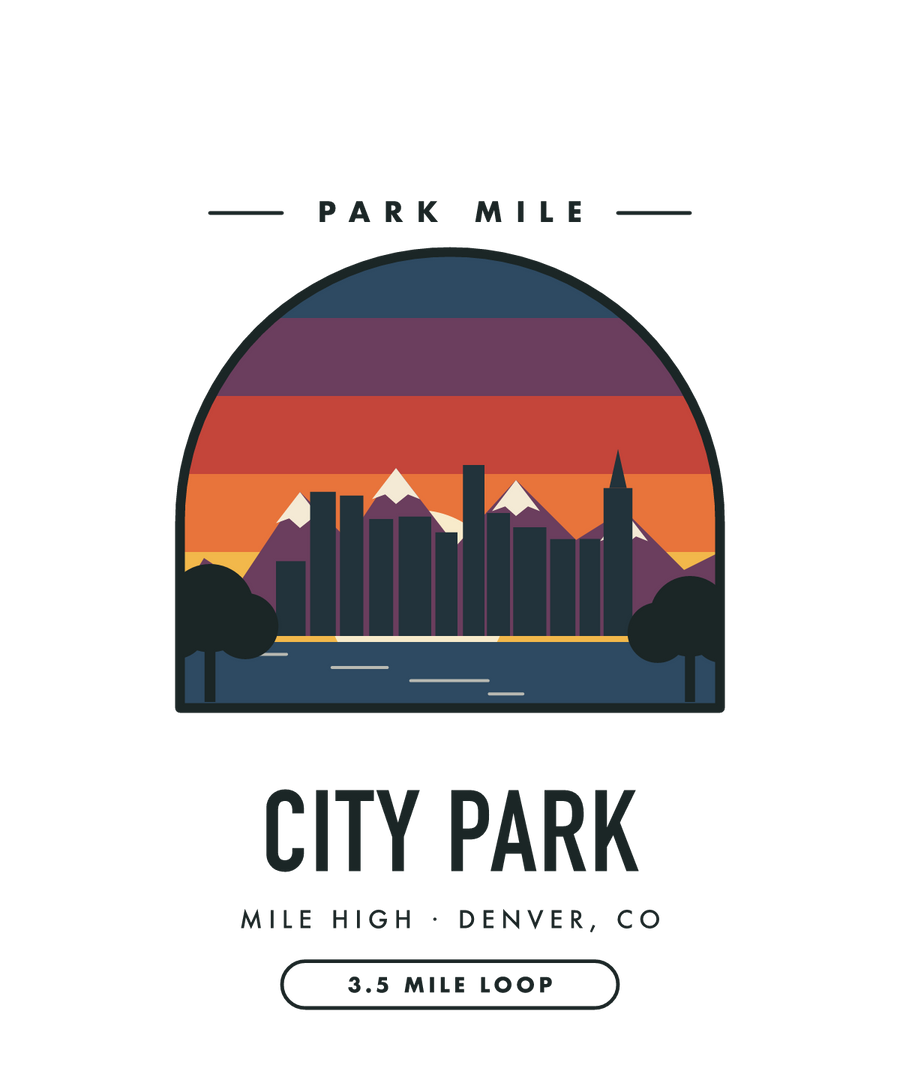 City Park Denver Park Mile medal