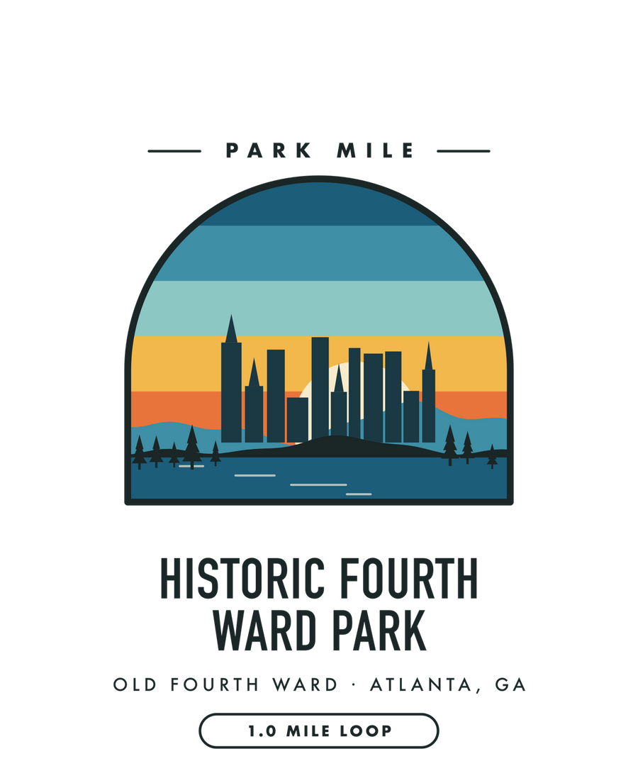 Historic Fourth Ward Park Park Mile medal