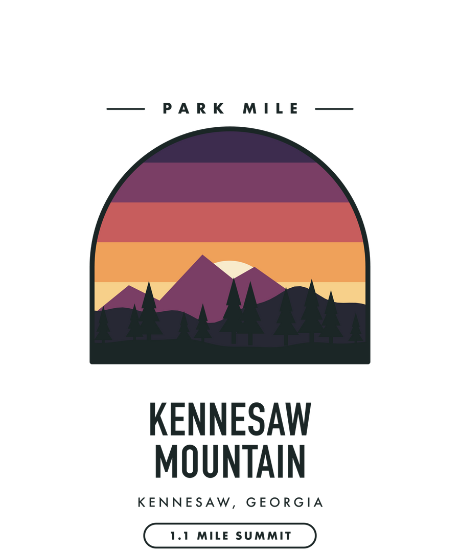 Kennesaw Mountain Park Mile medal