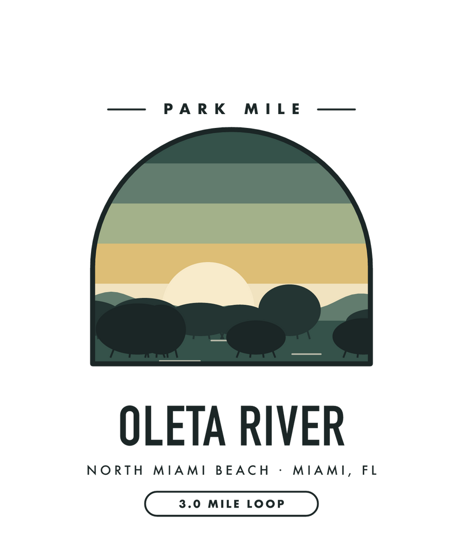 Oleta River State Park Park Mile medal