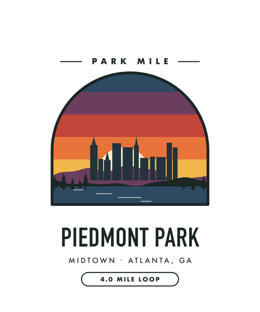 Piedmont Park Park Mile medal