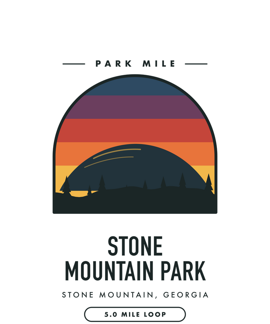 Stone Mountain Park Park Mile medal