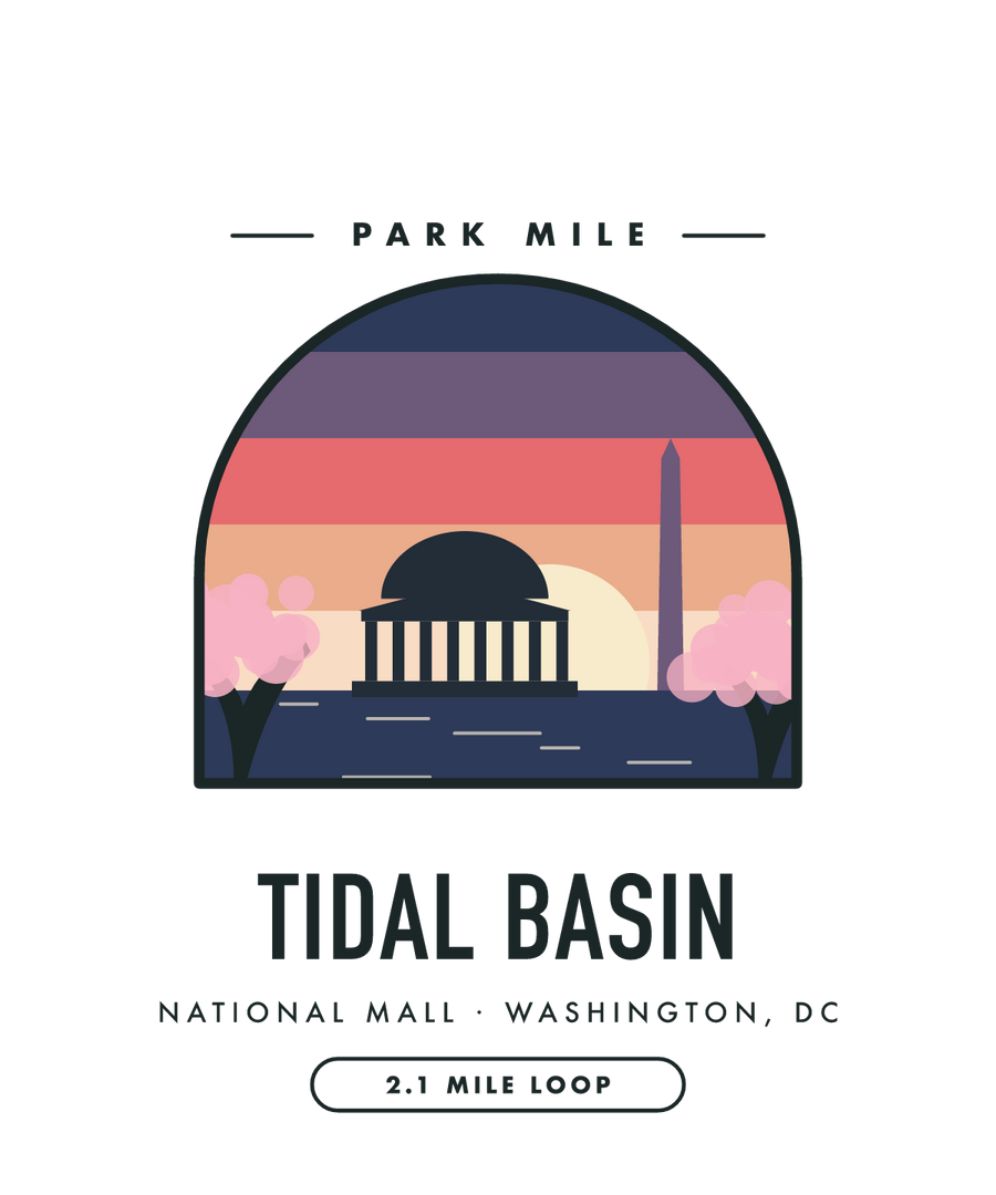 Tidal Basin Park Mile medal