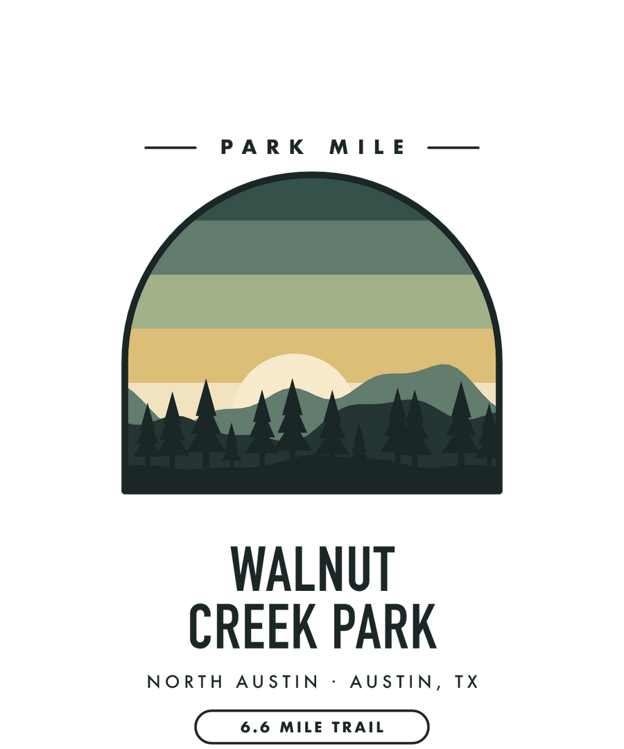 Walnut Creek Park Park Mile medal