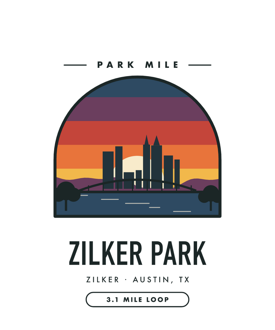 Zilker Park Park Mile medal